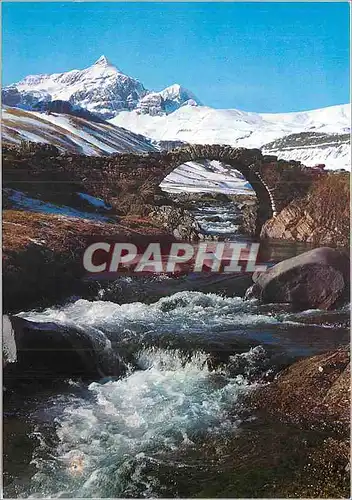 Cartes postales moderne Pirineo Aragones (Huesca) Rio Ezcarra Al Fondo Pico Anayet