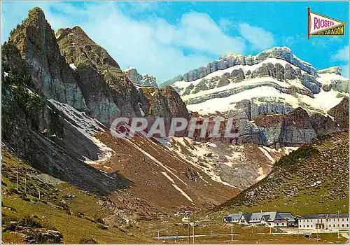 Cartes postales moderne Pirineo Aragones (Huesca) Circo de Rioseta Campamento Militar (Altitud 1460 mts)