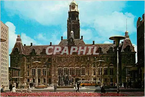 Moderne Karte Rotterdam Holland Stadhuis The Largest Townhall