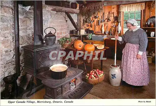 Moderne Karte Upper Canada Village Morrisburg Ontario Canada An Early Kitchen