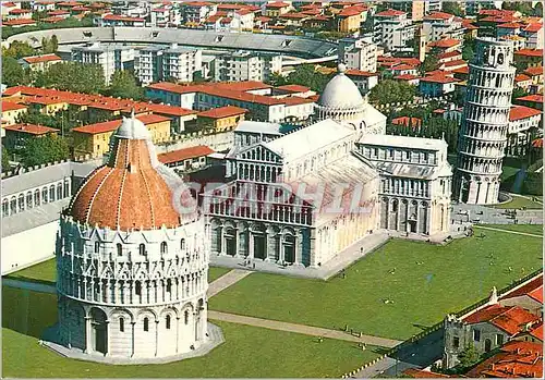 Moderne Karte Pisa Vue Aerienne