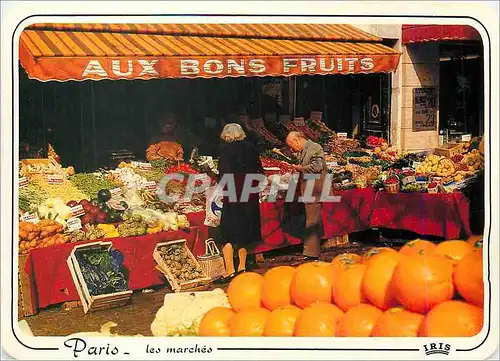 Moderne Karte Paris les Marches Aux Bons fruits Rue Mouffetard