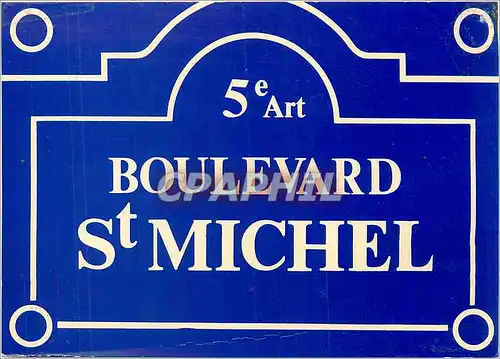 Cartes postales moderne 5e Art Boulevard St Michel Paris