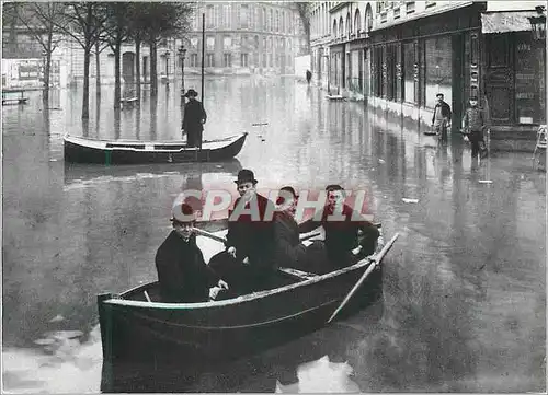 Cartes postales moderne Paris 1900 Scene Prise Lors des Inondations de 1910