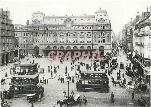 Cartes postales moderne Paris 1900 La Gare St Lazare Cour du Havre