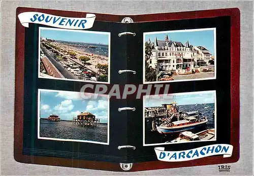 Cartes postales moderne Arcachon La Jetee Thiers Le Casino de la Plage