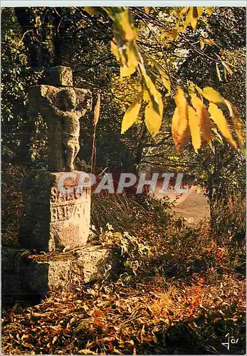 Moderne Karte La Bretagne en Couleurs Calvaires de Bretagne Petite Croix de Chemin