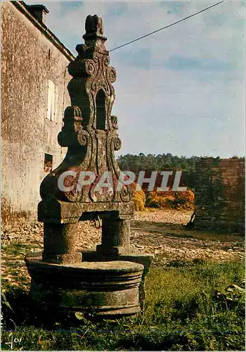 Cartes postales moderne Bretagne en Couleurs Haute Bretagne Puits dans la Region Vannestaise