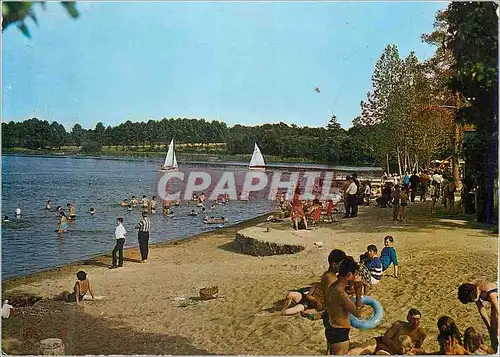 Cartes postales moderne Chateau la Valliere (Indre et Loire) Le Lac du Val Joyeux et la Plage