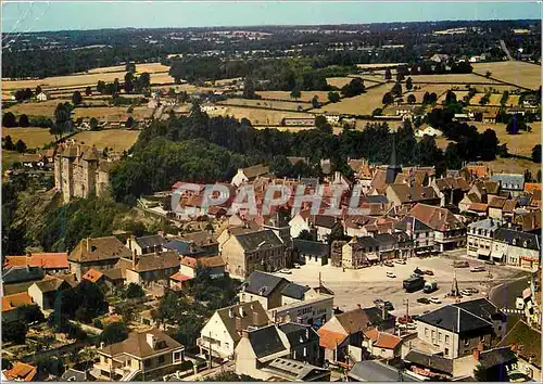 Moderne Karte Boussac (Creuse) Vue Generale Aerienne