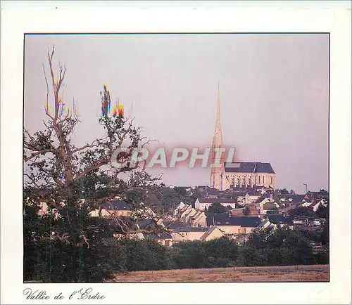 Moderne Karte Vallee de l'Erdre Carquefou (Loire Atlantique) France