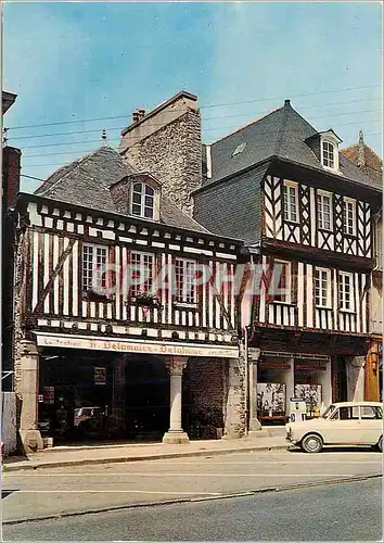 Moderne Karte Dol de Bretagne (I et V) Grand Rue Maison de la Croix Verte