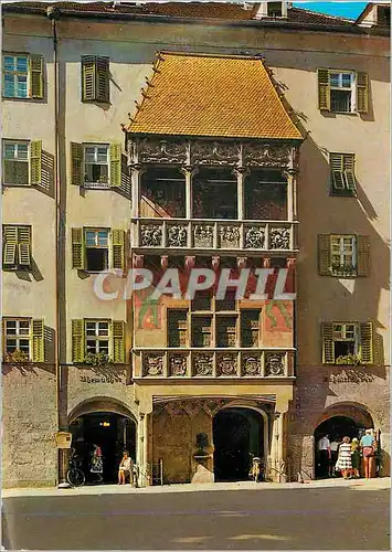 Moderne Karte Tirol Alpenzentrum Innsbruck Goldenes Dachl