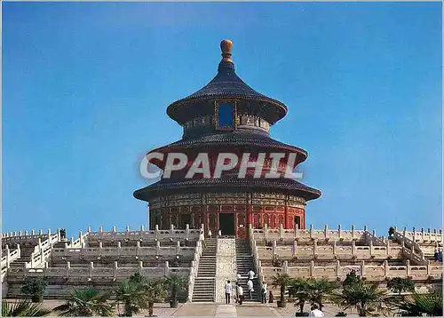 Moderne Karte The Hall of Prayer for Good Harvest in the Temple of Heaven The Traditional Chinese Architecture