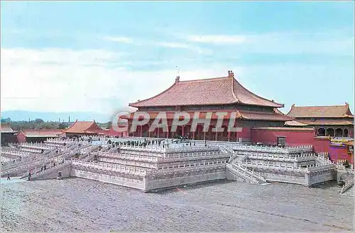 Moderne Karte Tai He Dian (Hall of Supreme Harmony in the Distance