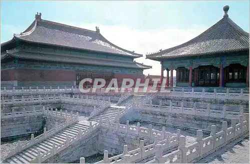 Cartes postales moderne Zhong He Dian (Hall of Harmony)