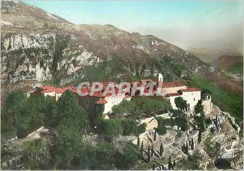 Moderne Karte Gourdon (Alpes Maritimes) Vue Generale en Avion