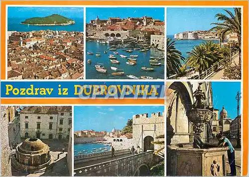 Cartes postales moderne Pozdrav iz Dubrovnika