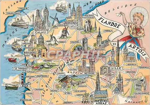 Cartes postales moderne Les Provinces Francaises Flandre et Artois