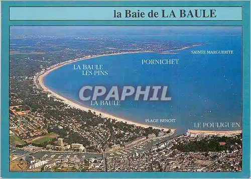 Moderne Karte La Baie de La Baule