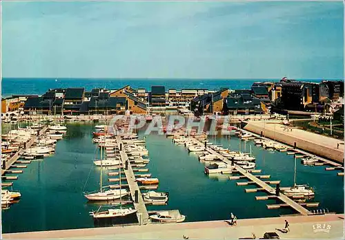 Moderne Karte Deauville (14) Plage Fleurie Vue Generale du Nouveau Port et les Marinas