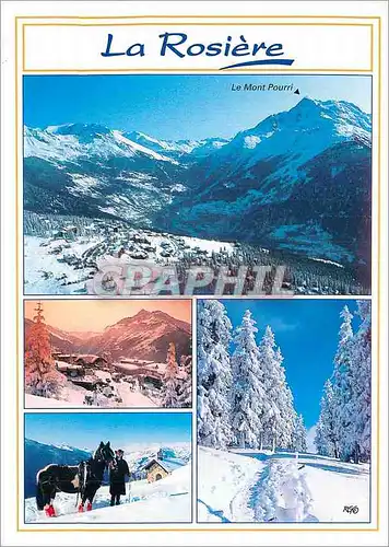 Cartes postales moderne En Haute Tarentaise Savoie La Rosiere Montvalezan (Alt 15850 m) La Station sous la Neige
