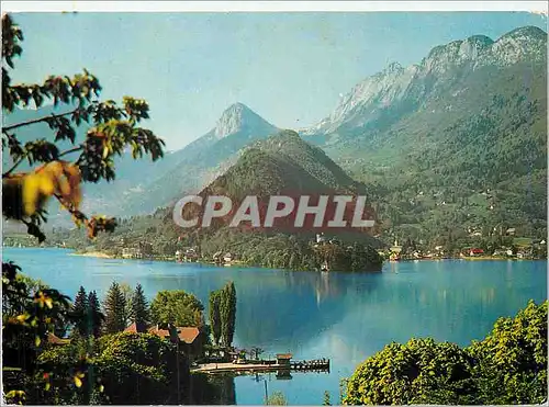Cartes postales moderne Lac d'Annecy (Haute Savoie) Talloires La Baie et le Roc des Boeufs