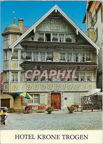 Moderne Karte Hotel Krone Trogen