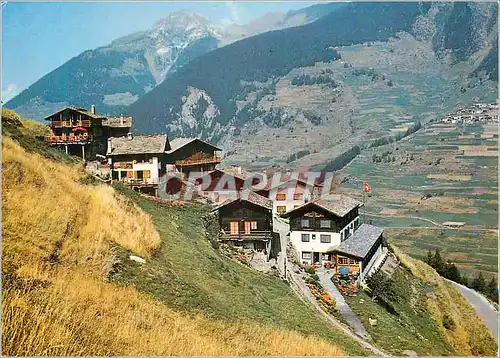 Moderne Karte Vicheres sur Liddes 1931 Valais Route du Grand Saint Bernard