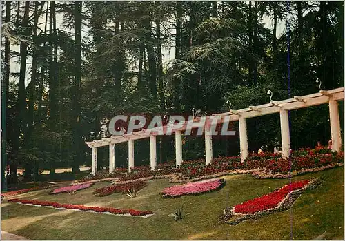 Moderne Karte Aix les Bains (Savoie) Le parc