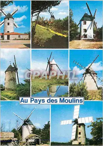 Cartes postales moderne au Pays des Moulins