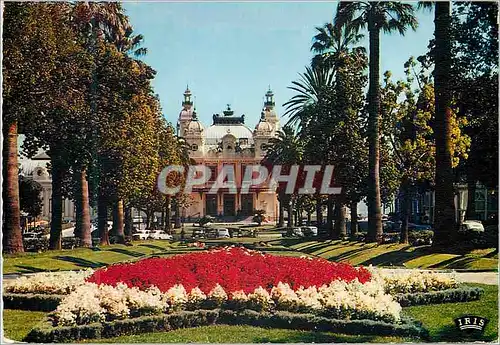 Moderne Karte Monte Carlo le Casino et ses Jardins Reflets de la Cote d'Azur