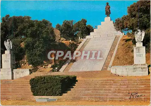 Cartes postales moderne Ajaccio Grotte Napoleon et Monument la Corse Inoubliable