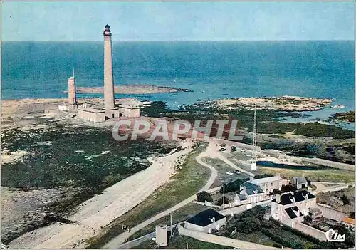 Moderne Karte le Phare de Gatteville (Manche) vue Aerienne