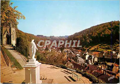 Moderne Karte PLombieres les Bains (Vosges) vue Generale du Coteau de la Vierge