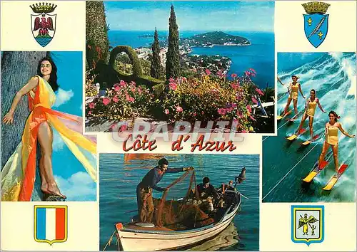 Cartes postales moderne la Cote d'Azur Ski nautique