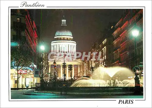 Moderne Karte Paris la Nuit le Pantheon