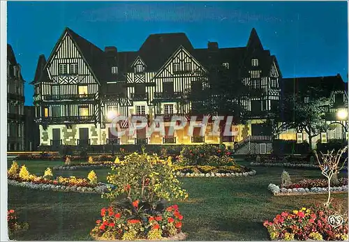 Cartes postales moderne la Cote Fleurie Cabourg (Calvados) la Plage des Fleurs le Normandie Hotel et les Jardins