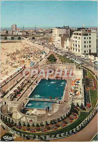 Cartes postales moderne les Sables d'Olonne(Vendee) la Piscine la Plage