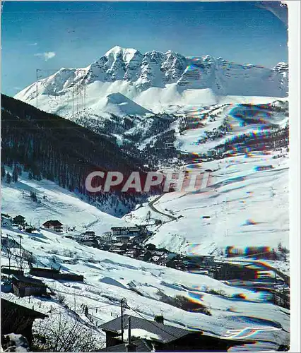 Cartes postales moderne Vars (Hautes Alpes) Altitude 1850m Vue Generale sur Vars Ste Marie et Vars les Claux