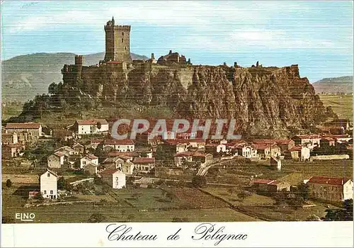 Moderne Karte Environs du Puy (Haute Loire)Chateau de Polignac