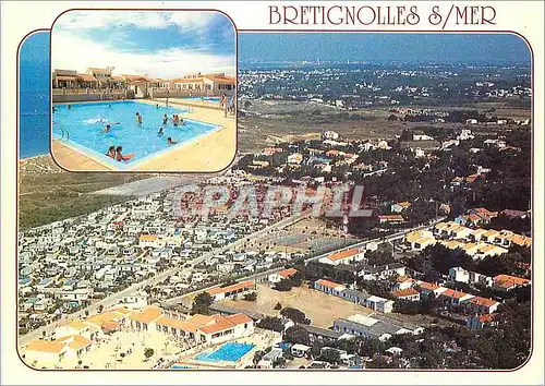 Moderne Karte Bretignolles sur Mer la Vendee Touristique Plage des Dunes