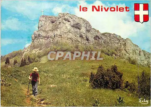 Cartes postales moderne Environs de Chambery (Savoie) la Croix du Nivolet (alt 1547m)