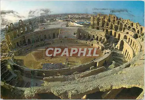 Moderne Karte El Jem Amphitheatre