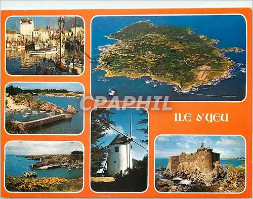 Cartes postales moderne Ile d'Yeu Couleurs de Vendee Merveille de l'Atlantique