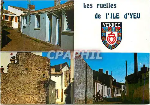 Cartes postales moderne Ile d'Yeu les Ruelles