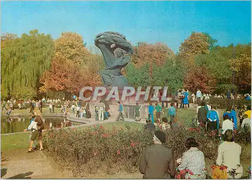 Cartes postales moderne Warszawa Pomnik Fryderyka Chopina w Parku Lazienkowskim Nowicki Frederic Chopin