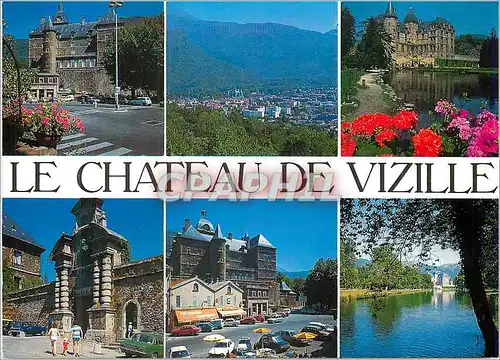 Moderne Karte le Chateau de Vizille Isere