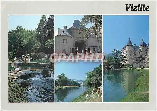 Moderne Karte Vizille (Isere) le Chateau et son Parc