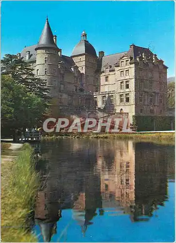 Moderne Karte Vizille Isere le Chateau vu du Parc